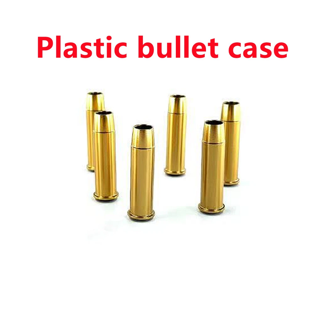 Pistola Revolver para Paintball, modelo de simulación de pistola de bala  suave, accesorios de carcasa de bala de plástico| | - AliExpress