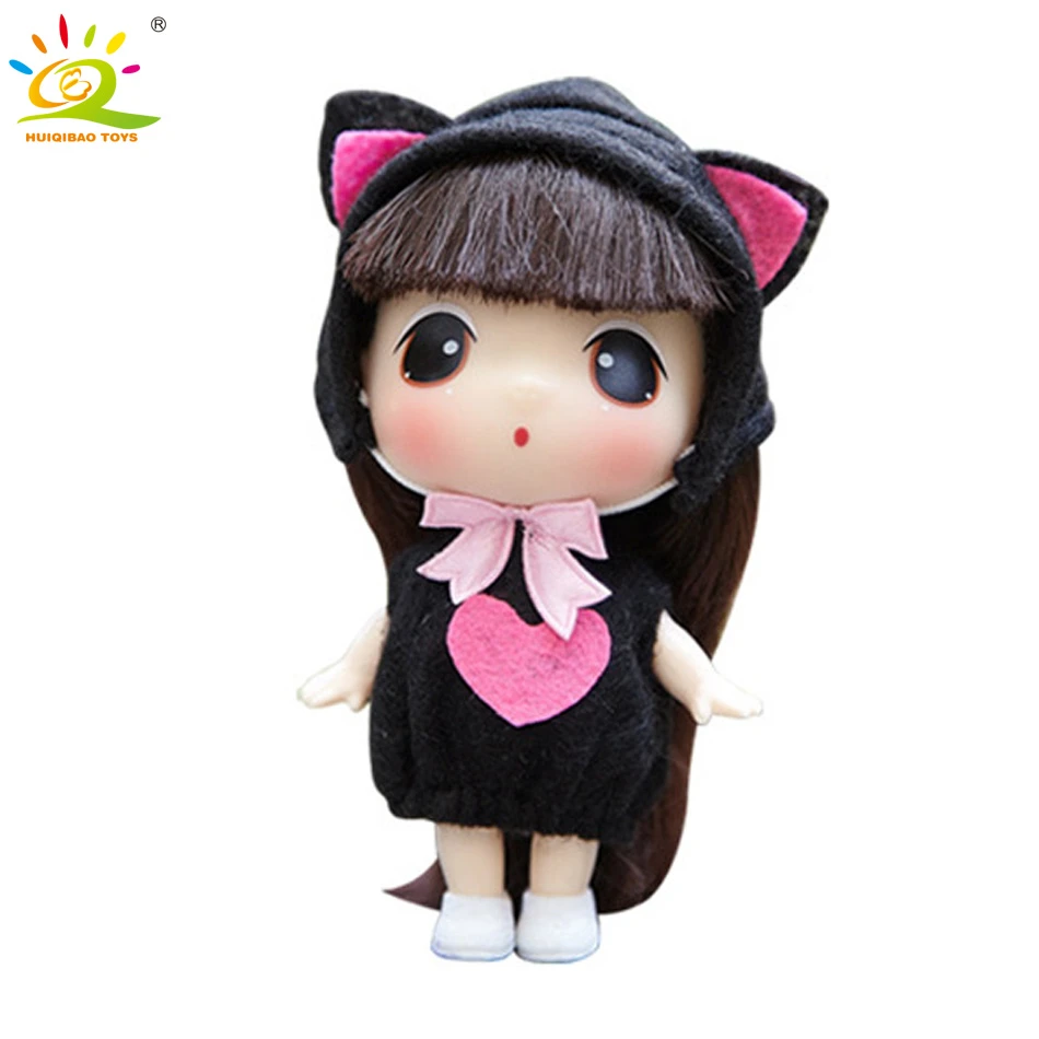 9 Cm Ddung Mini Habiller Poupee Coreen Anime 5 Articulations Mobile Bebe Mignon Enfants Sac Cle Pendentif Porte Cles Poupees Jouets Pour Enfants Filles Aliexpress
