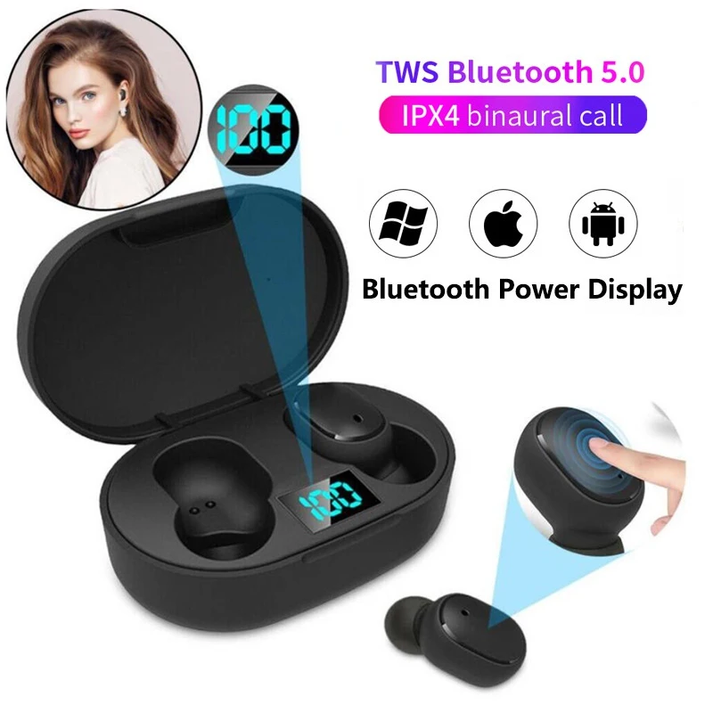 TWS-стереонаушники E6S с поддержкой Bluetooth 5 0 и микрофоном | Электроника