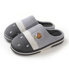 TZLDN/; Мужская зимняя домашняя обувь из хлопка; теплые плюшевые тапочки для спальни; мягкие хлопковые тапочки для гостиной; тапочки с узором