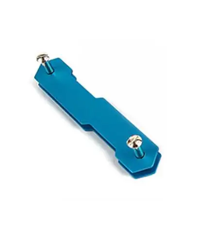 EDC Key Organizer Clip Keys Smart Holder Folder Keys Wallet Housekeeper Keychain Flexible Key Holder Clip Blue
