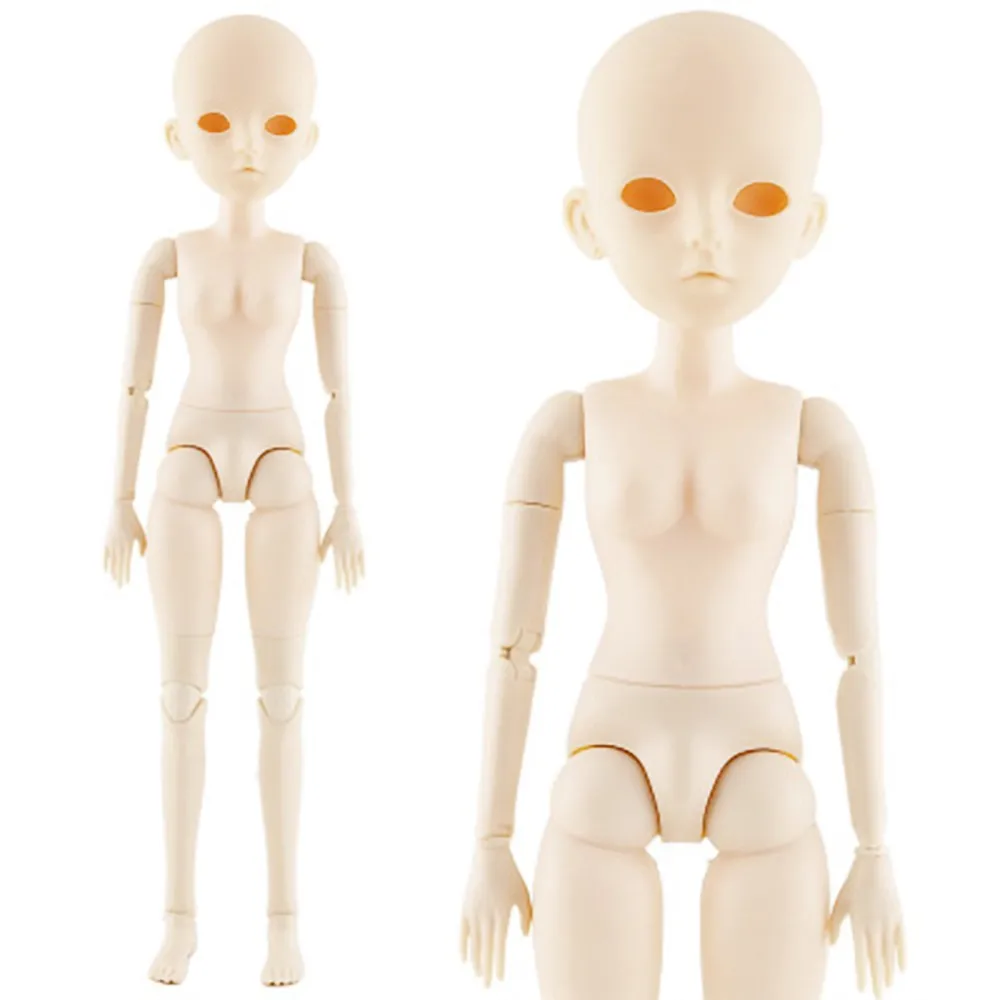 Bald and body BJD, 42 см, кукла, 24 шара, шарнирная кукла, сделай сам, обнаженное тело, кудрявые прямые волосы, куклы, игрушки для девочек, тело, Кукла Реборн, игрушки для детей - Цвет: Bald and body