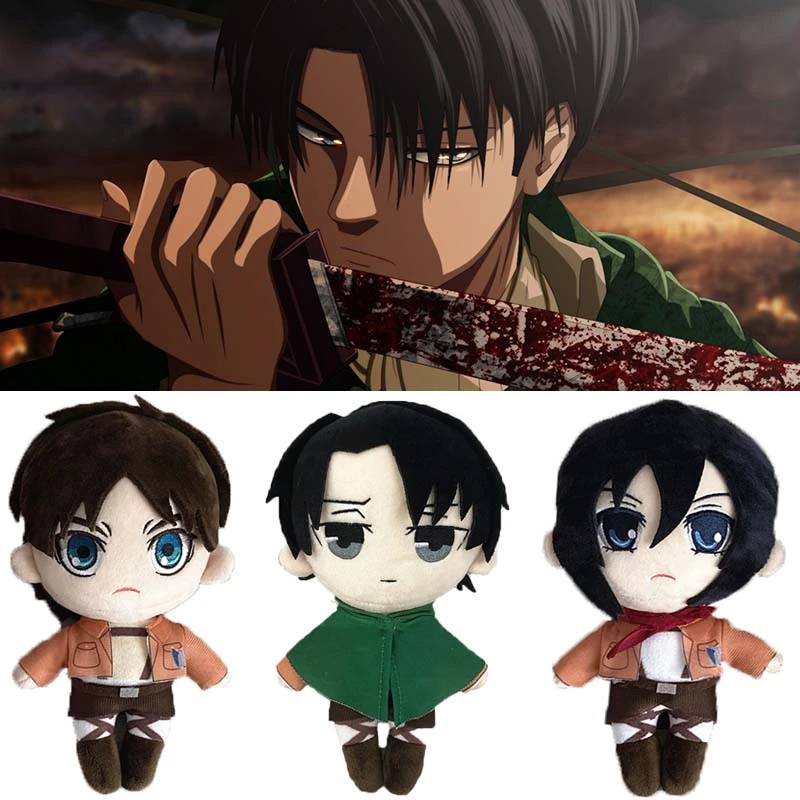 Attack On Titan Plush Toy Anime Character Levi Ackerman Eren Jager Rival Mikasa Plushie Stuffed Doll Soft Pillow Gift Kids Fans Movies Tv Aliexpress Attack On Titan Plush Toy Anime Character Levi Ackerman Eren Jager Rival Mikasa Plushie Stuffed Doll Soft Pillow Gift Kids Fans Movies Tv Aliexpress