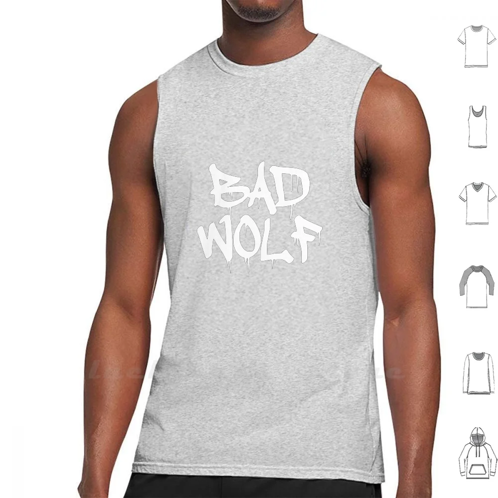 Camiseta sin Mangas para Hombre Touchlines Bad Wolf Kontrast