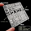 Chip-Shaped Scoring Auxiliary Ruler Tool for Military Model Body Detail Modification AJ0094 2