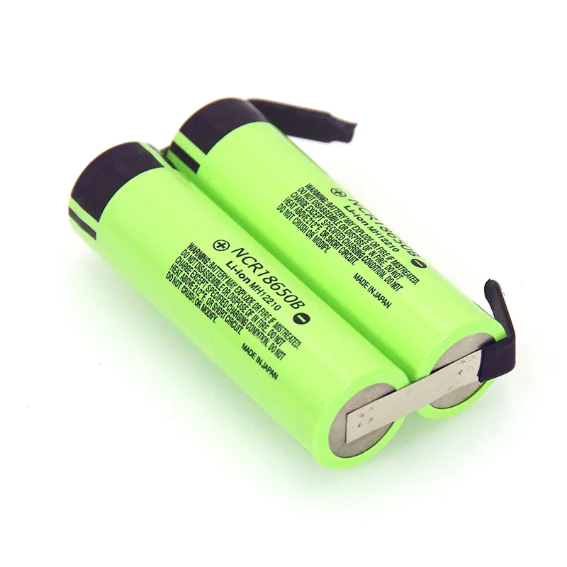 3,7 V 6800mAh 1S NCR18650B литиевая аккумуляторная батарея Светодиодная лампа для рыбалки Bluetooth динамик 4,2 V пайка никелевый лист DIY батареи