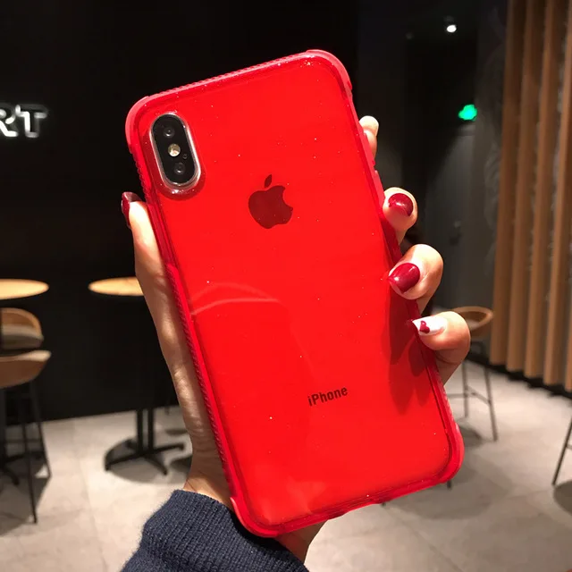 Чехол для мобильного телефона с блестящей пудрой iPhone 11 Pro XS Max X XR 7 6 8 Plus