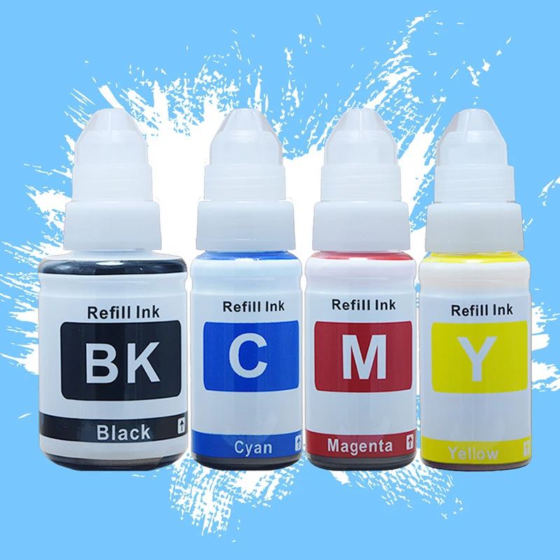 Чернила для заправки картриджа универсальные наборы, чернила для картриджных принтеров Canon и СНПЧ, для краски принтера Canon TS204 TS304 TS3140 TS3340 TS3440