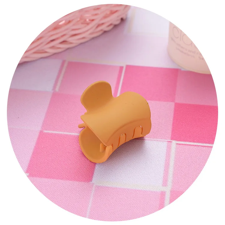 1PCS Neue Nette kleine einfarbig geometrische Acryl Haarnadeln Haar Clip Krabbe Für Frauen Mädchen Clamp Haar Zubehör headwear – Detail 7