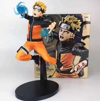 

25CM VIBRATION Uchiha Sasuke Figure Uzumaki Naruto Anime Naruto Shippuden Vibration Stars Figurine PVC Model Toy Gift