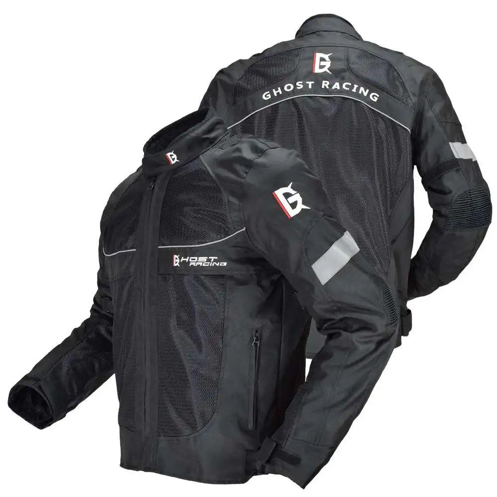 

GHOST RACING Motorcycle Jacket Motorbike Riding Jacket Windproof Full Body Protective Gear Armor Autumn Winter Warm Moto Cloth
