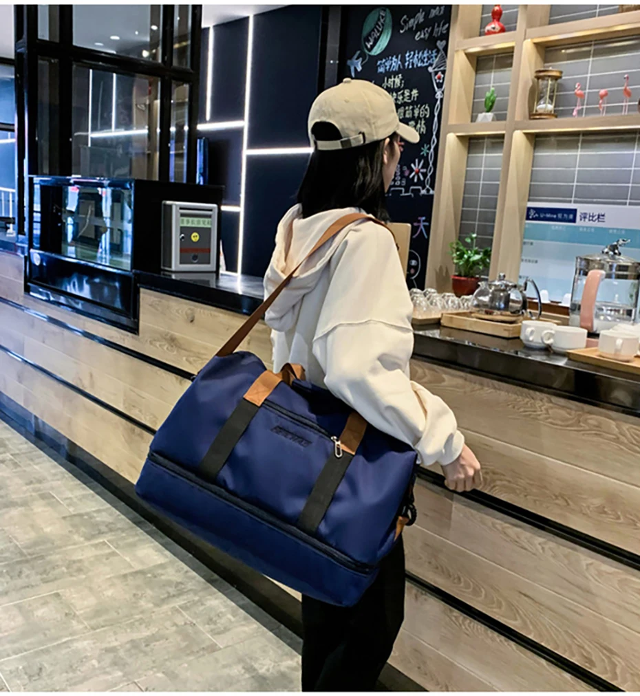 Sport Bag Gym Bag Men Woman Training Yoga Fitness Handbags Durable Waterproof Handbag Outdoor Travel Sports Shoulder Bags Sac De50