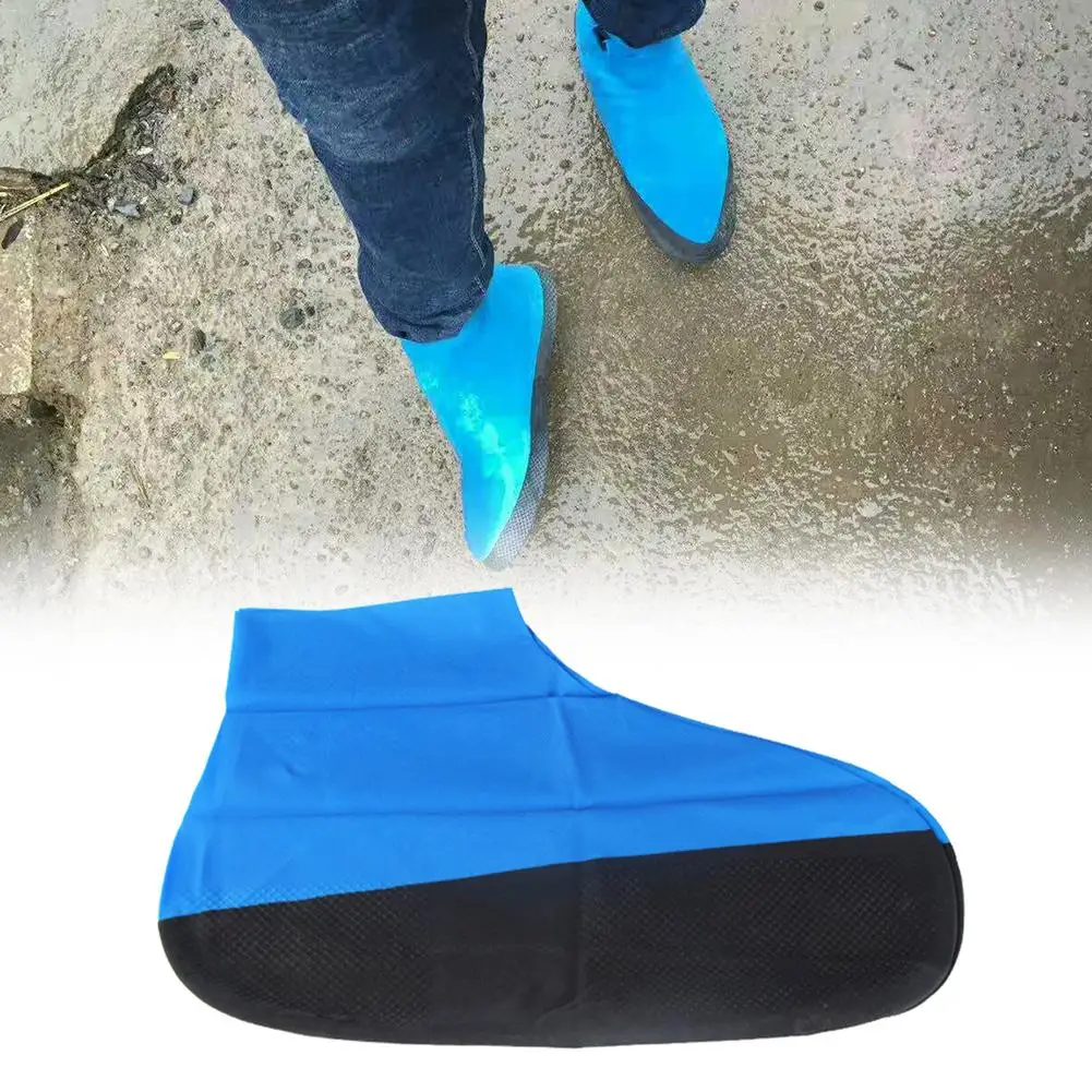 Waterproof Shoe Cover Silicone Material Unisex Reusable Shoes Protectors Rain Boots For Indoor Outdoor Rainy Days |