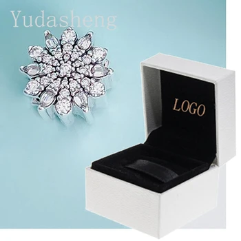 

Shining Snowflakes Charm Bead（with jewelry box）High Quality 1: 1 Factory Wholesale Diy women's Bracelet