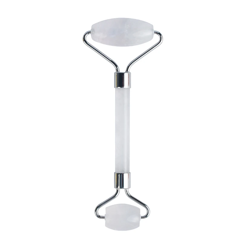 Природный Горный кварц роликовый массажный камень для лица антицеллюлитный уход за кожей инструмент для ухода за здоровьем кристалл микро иглы дропшиппинг