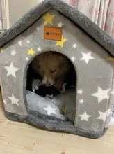 Bed-Mat Basket Kennel Sofa Dog-House Cat-Nest Puppy Cave Foldable Small Chihuahua Pet-Products