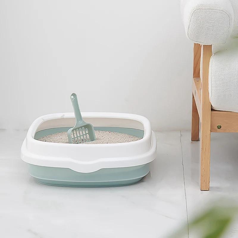 Pet Toilet Cat Litter Box Cat Dog Tray Toilet Supply Anti-Splash Dog Toilet Home Plastic Sandbox Pets Supplies Pet Toilet Cat Litter Box Cat Dog Tray Toilet Supply Anti-Splash Dog Toilet Home Plastic Sandbox Pets Supplies