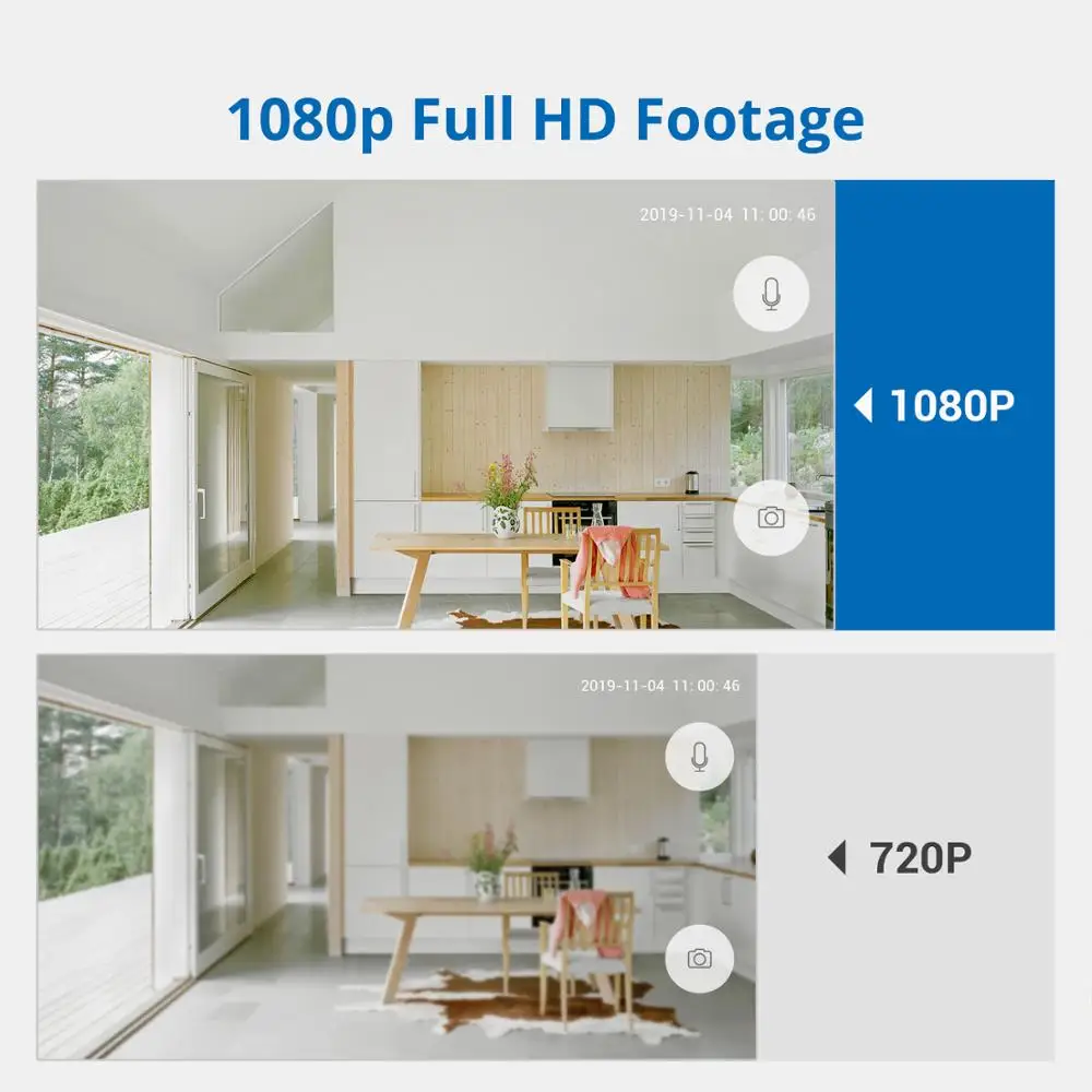 Sale 1080P FHD IP Wireless Video Security Camera Two Way Audio Baby Monitor Day Night Monitoring WI