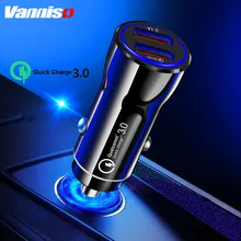 3.1A Быстрая зарядка 3,0 Автомобильное зарядное устройство Быстрая зарядка QC3.0 двойной USB зарядное устройство для телефона для автомобиля iPhone X samsung s10 A50 планшет автомобильное зарядное устройство