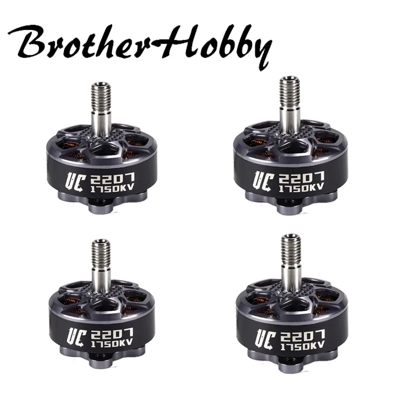 

1/2/4 PCS Brotherhobby UC 2207 1750KV 6S CW Thread Brushless Motor 16*16mm for FPV Racing Drone RC Quadcopter Multirotor Parts