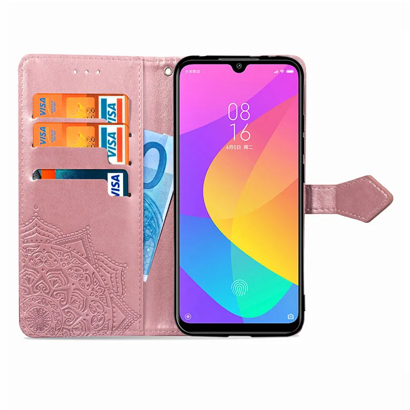 Чехол-футляр с крышкой с рисунком цветов Чехол для спортивной камеры Xiao mi Red mi 8 8A 7 7A 6 6A Note 7 6 8 Pro 5 Plus 8T K20 mi 9 9T SE 8 9 Lite 10 CC9 Pro mi A3 кожаный чехол s
