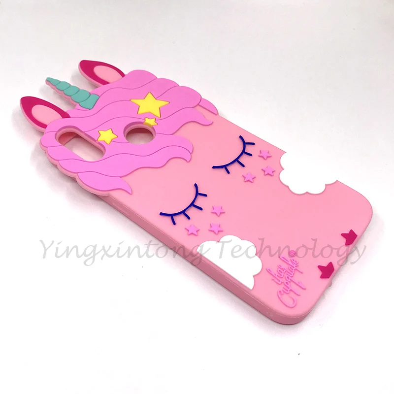 For Huawei Y7 2019 Case Soft Silicone For Huawei Y7 Prime 2019 3D Stitch Cat Cartoon Case Cover For Huawei Y 7 2019 Phone Bags