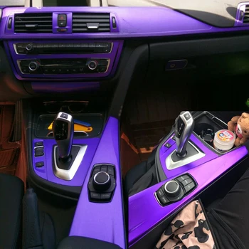 

Car-Styling Carbon Fiber Car Interior Center Console Color Change Molding Sticker Decals For BMW 3 Series F30 F31 F32 2013-2019