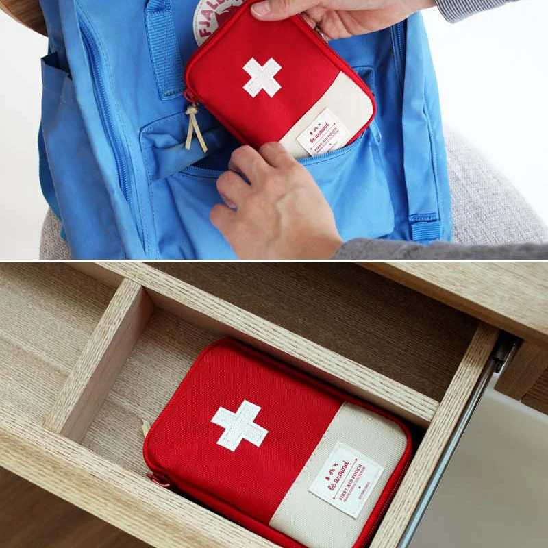 First Aid Medical Kit Mini Medicine Storage Bag