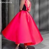 New Arrival High neck Short evening dress 2022 Red Black Evening gowns avondjurk robe soiree dubai Evening dresses ► Photo 2/5