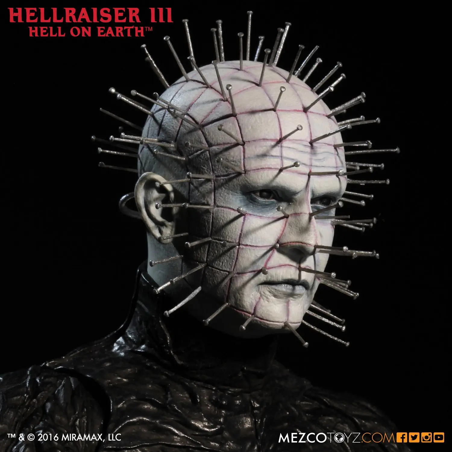 MEZCO 1/6 свирепый призрак гоняет душа ногтей голова Коллекция Фигурки для фанатов подарок на праздник