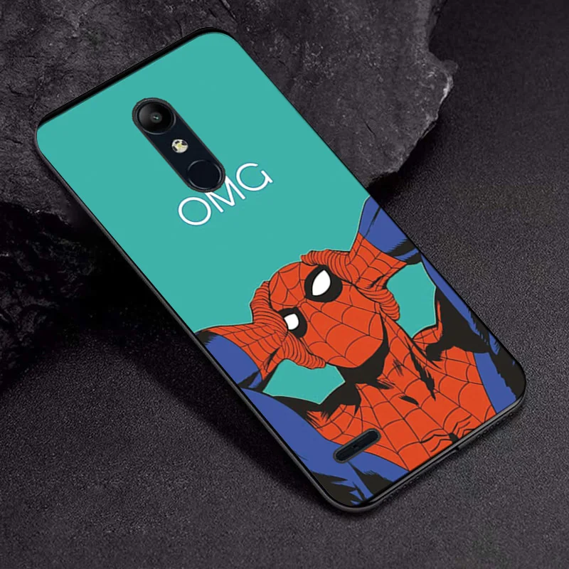 TPUBLK629 Для LG K8 K10 чехол K4 Горячая Мстители Железный человек черный ТПУ бампер для LG K12 K11 PLUS X4 K40 чехол для телефона силиконовый - Цвет: TPUBLK629