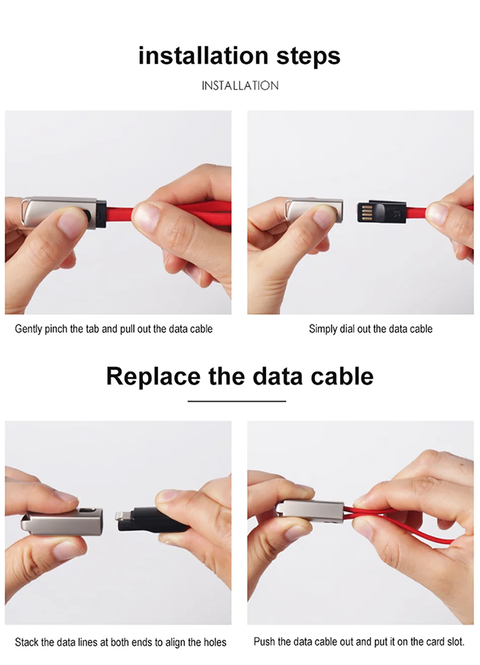 REDNUT type-C кабель для быстрой зарядки USB C кабель брелок аксессуар портативный провод для передачи данных для samsung S10 многофункциональный кабель для Typ