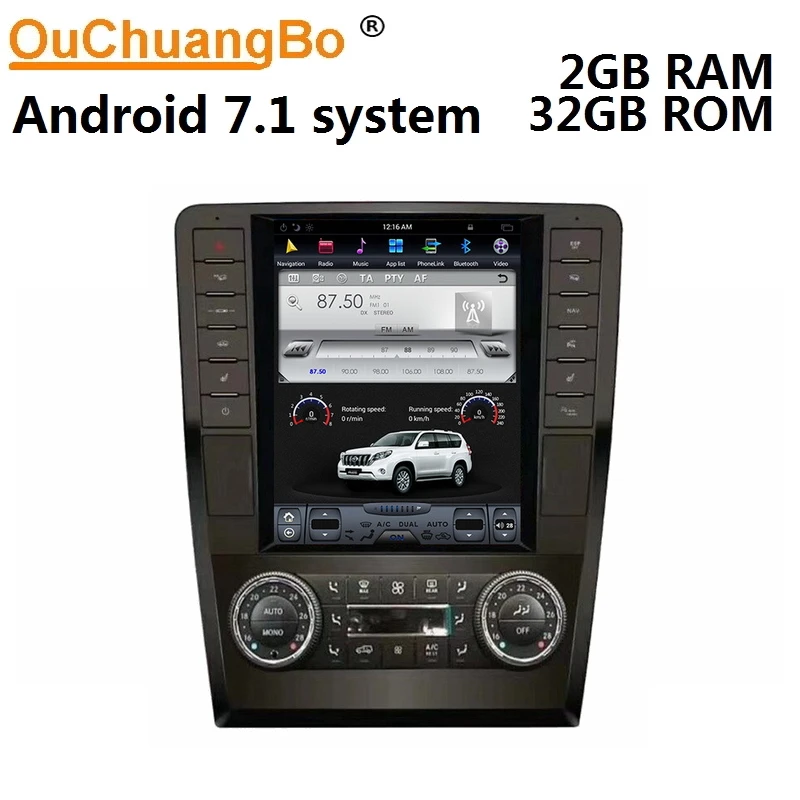 Ouchuangbo авто стерео радио рекордер для Mercedes Benz ML GL 2005-2012 с android 7,1 gps 9,7 дюймов 2 Гб ram 32 Гб rom