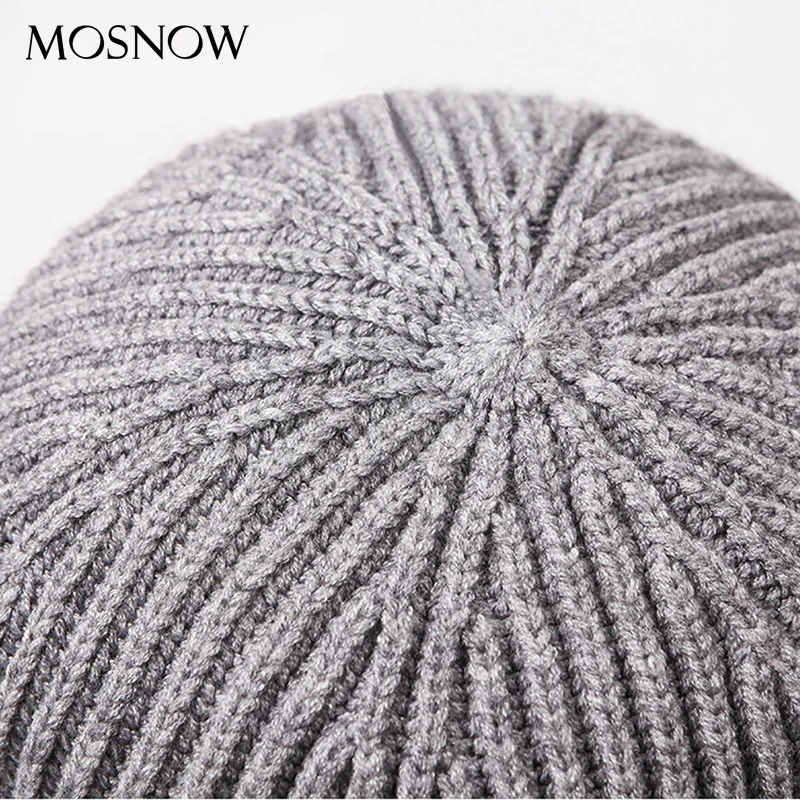 Унисекс Skullcap Beanie зимняя вязанная теплая шапка повседневная короткая широкая хип-хоп шапка для взрослых мужчин и женщин шерстяные вязаные Осенние эластичные крышки