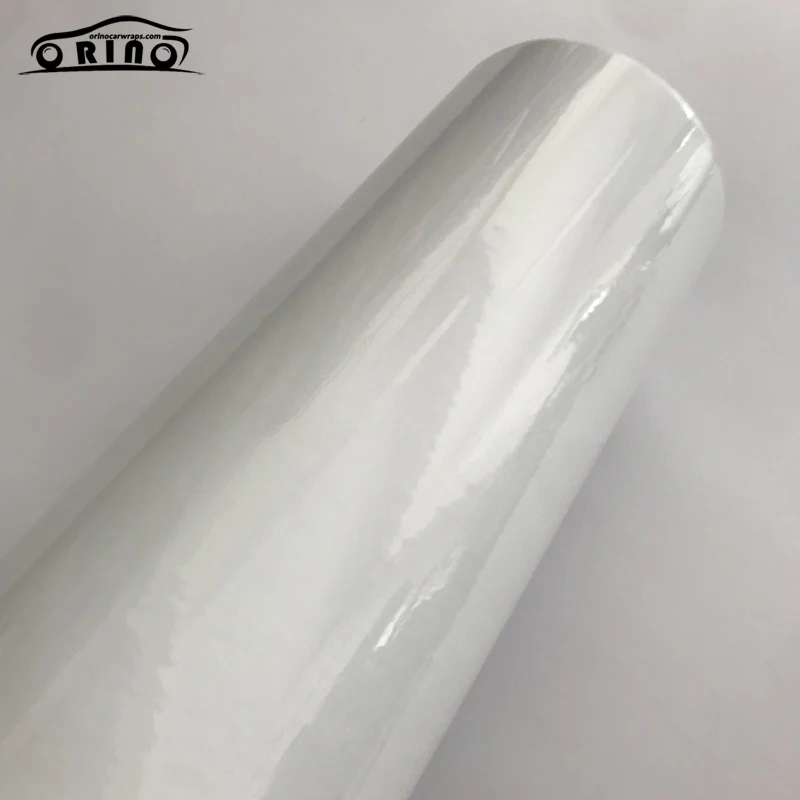 White Gloss Vinyl Wrap Sticker-2