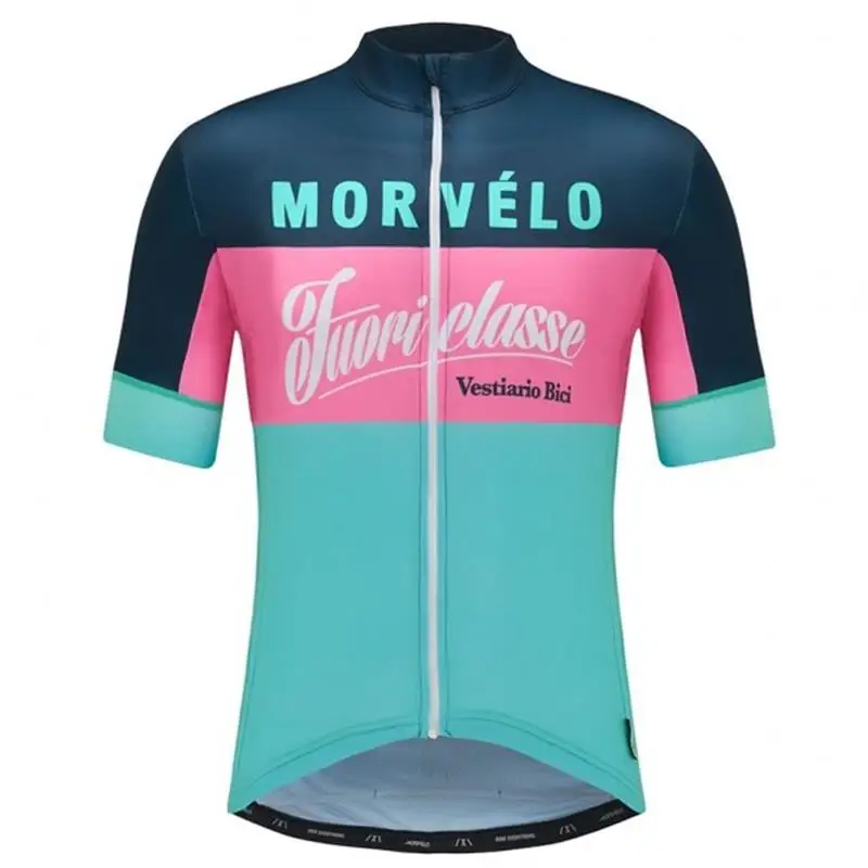 Новинка, летняя одежда для велоспорта Morvelo, комплекты одежды для велоспорта с коротким рукавом, мужские летние комплекты для велоспорта - Цвет: Jersey
