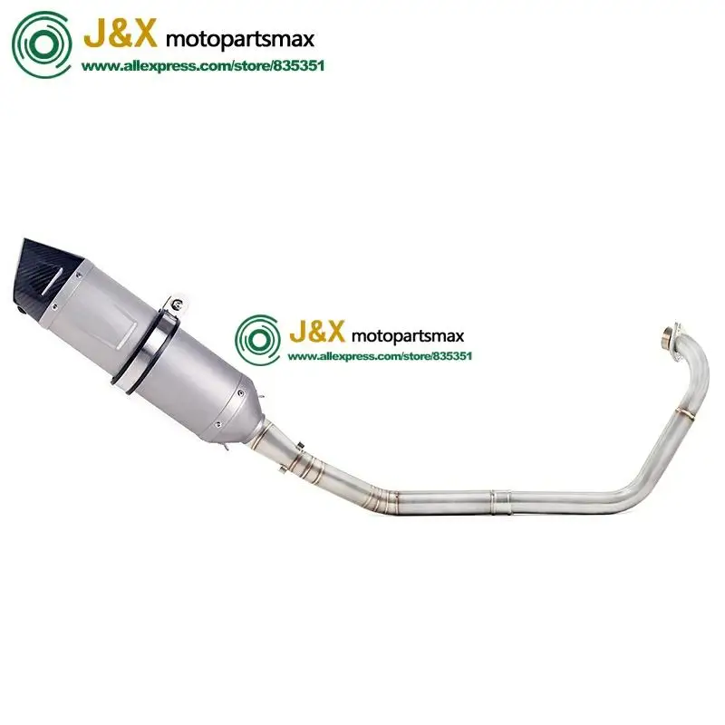 Полная выхлопная система мотоцикла Escape slip on для yamaha YZF R15 MT15 MT-15 2008- средняя труба глушителя DB-Killer
