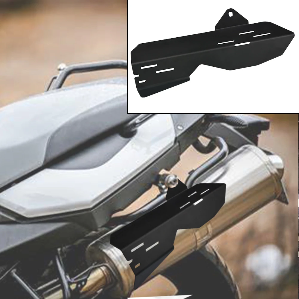 Motorcycle CNC Exhaust Pipe Cover Rear Muffler Shield For BMW F650GS F 650 GS 2008 2009 2010 2011 2012 anti-scalding protection |