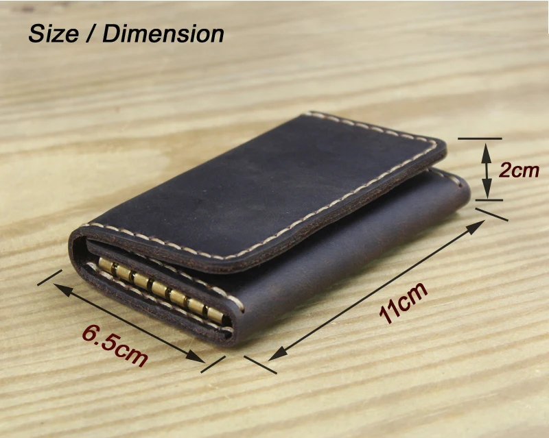Handmade Vintage Genuine Leather Key Holder Men Leather Key Wallet Men key case Women key organizer Fashion pouch Bag key case key holder key organizer key purse
