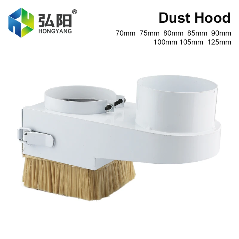 CNC Milling Machine Dust Cover Brush Collection Boots Wood Carving Spindle Milling Cleaning Tool woodworking dust removal cover
