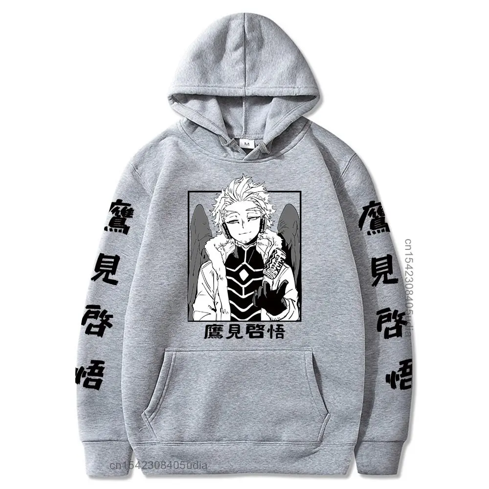 

My Hero Academia Unisex Hoodies Japanese Anime Hawks Printed Men's Hoodie Streetwear Long Sleeve Print Camisas Streetwear Tops