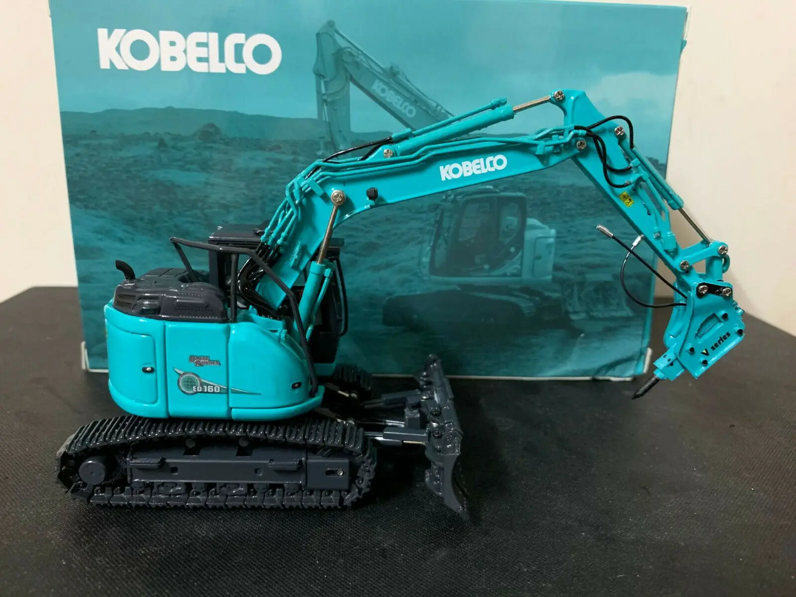 Ros Kobelco ED160BR-5 Ультра маленький круглый Молот дрель/экскаватор 1/50 литье под давлением