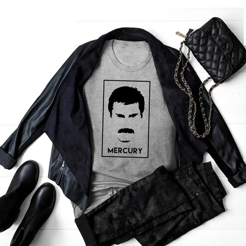 Футболка Фредди Меркури Queen Band женская мужская музыка богемная Rhapsody футболка