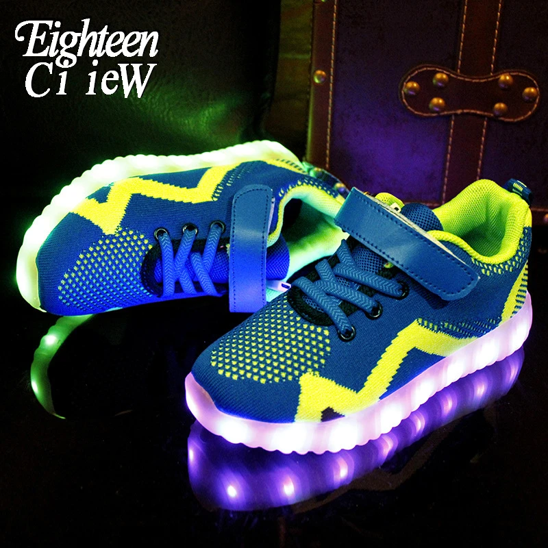 boys light up trainers
