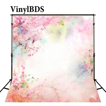 

VinylBDS Flower Wall Background Spring Photography Backdrops Outdoor Wedding Backdrop Large Size Seamless Photo