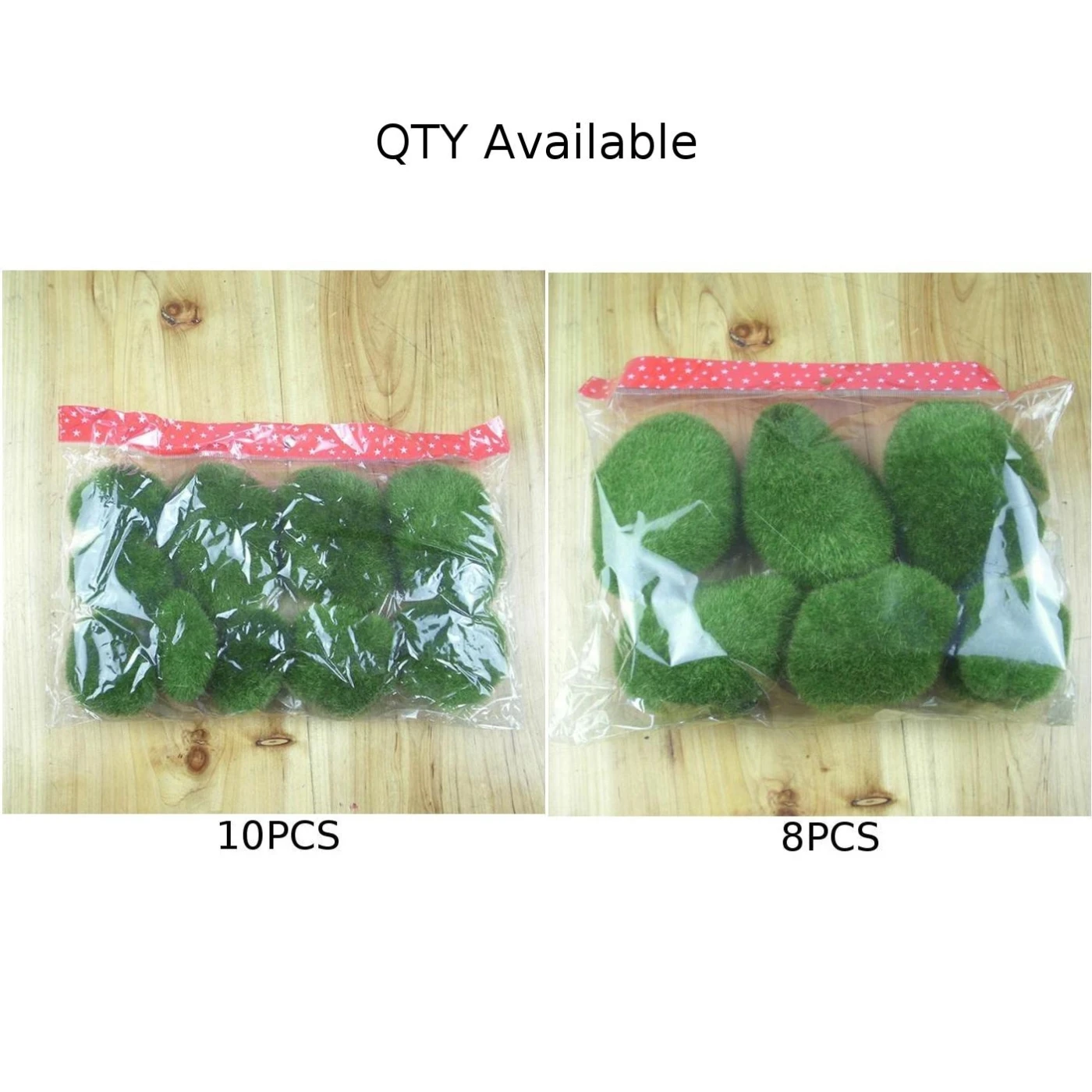 8 шт/10 шт Мини Искусственный мох камни Сказочный Сад Зеленая трава растение