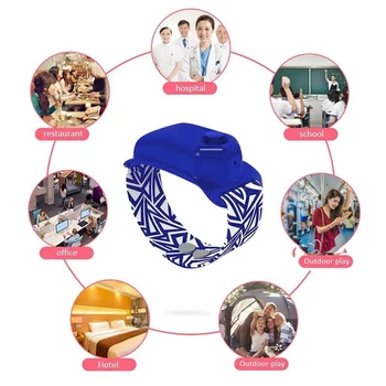 

Silicone Hand Sanitizer Bracelet Portable Wristband Disinfectant Bracelet For Adult And Kid Outdoor Activities