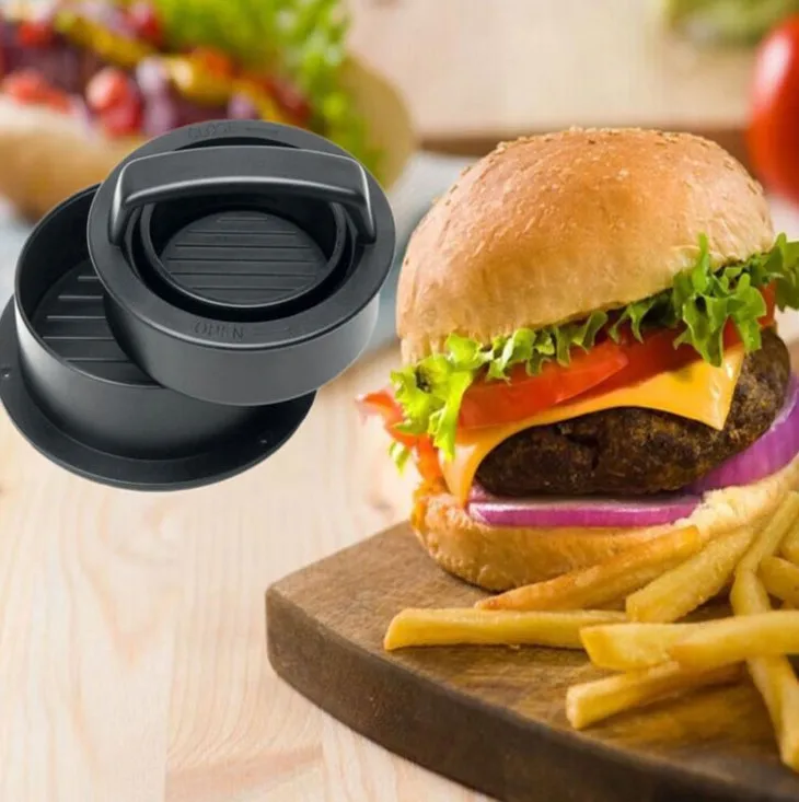 thumbnail image 2 of Meat Chopper Burger Patty Maker Adjustable Thickness Non Stick Burger For Barbecue Grilling Kitchen Gadget Beef Sausage Meat Plate Beef Veggie Burger, Kitchen Essentials Clearance Sale 2 of 14