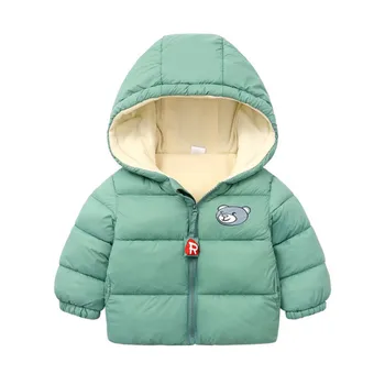 

Children's cotton clothing 2019 autumn and winter new down jacket cotton children's baby boys and girls warm coats clothes