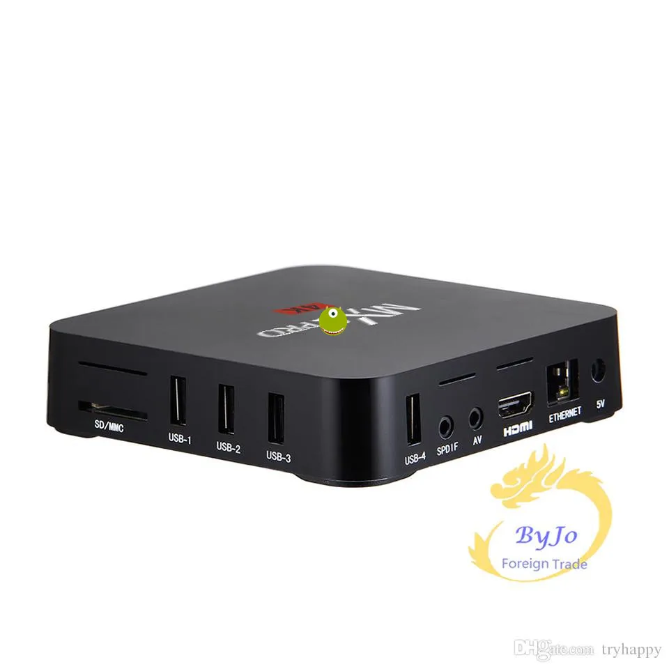 MX Pro 4K tv Box Amlogic S905W четырехъядерный процессор 1G 8G или 2G 16G Android 7,1 Ultra 4K потоковое IP tv 4K box Smart tv медиаплеер
